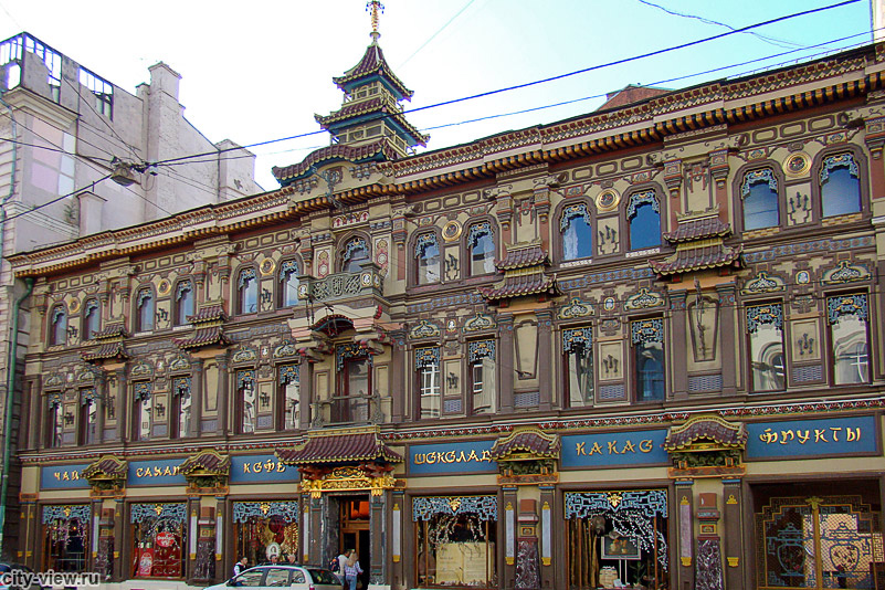 Улица Мясницкая, чайный магазин