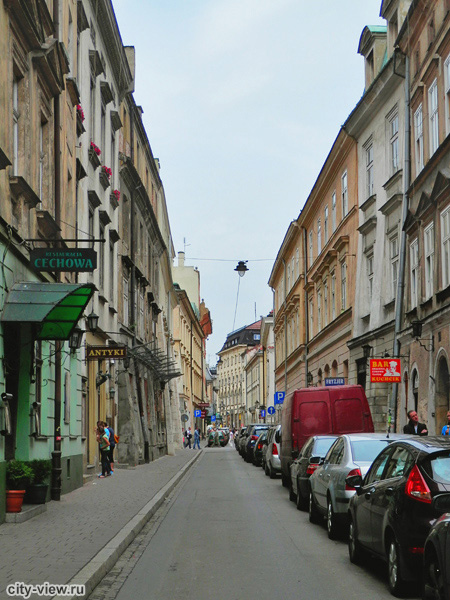 Улица Ягеллонская в Кракове